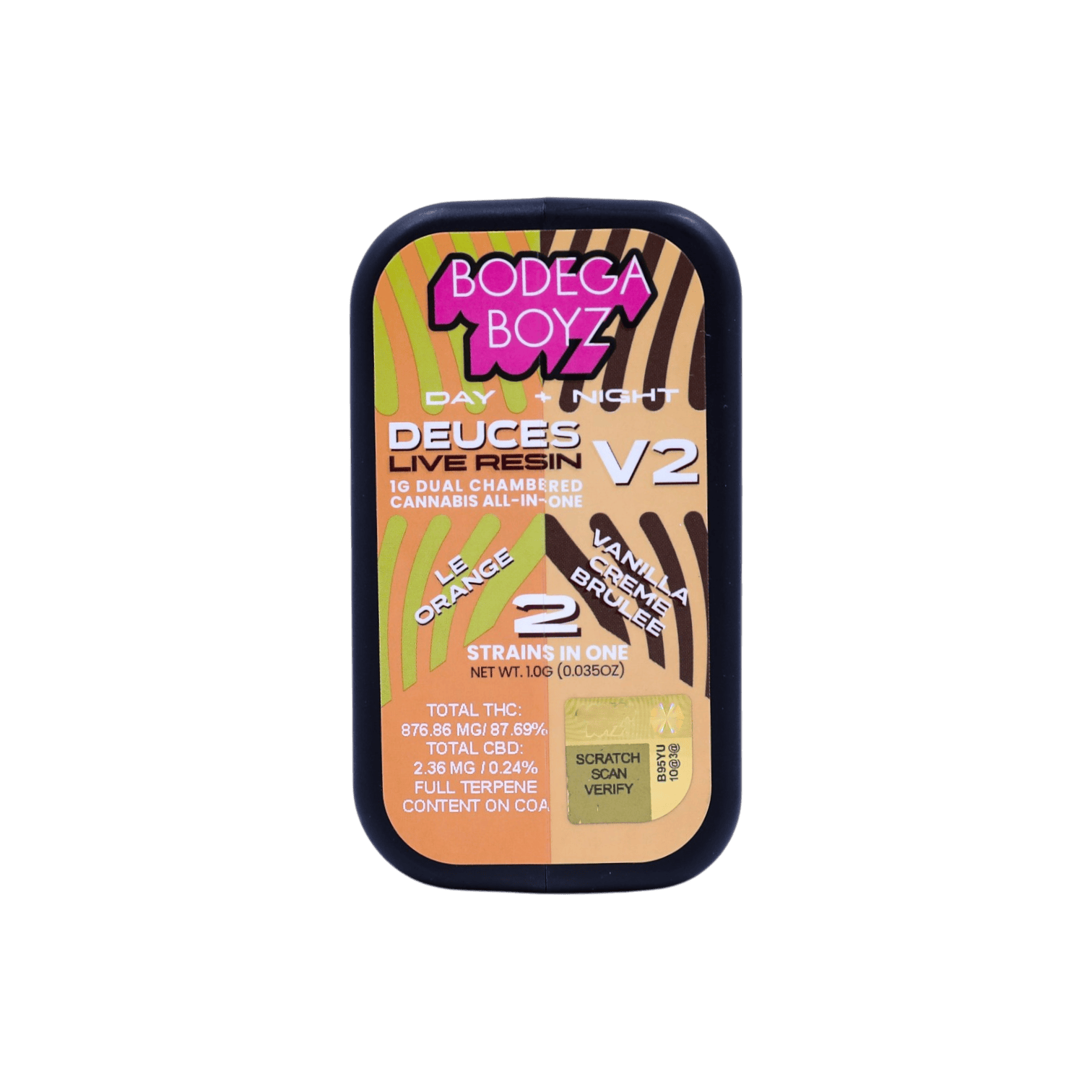 Bodega Boyz V2 Peach Gasolina x Lemon Cherry Zlime Dual Chamber