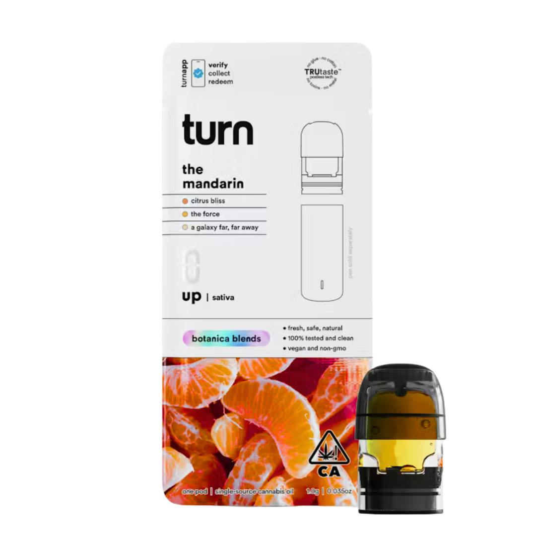 THE MANDARIN BOTANICALS BLEND TURN UP POD