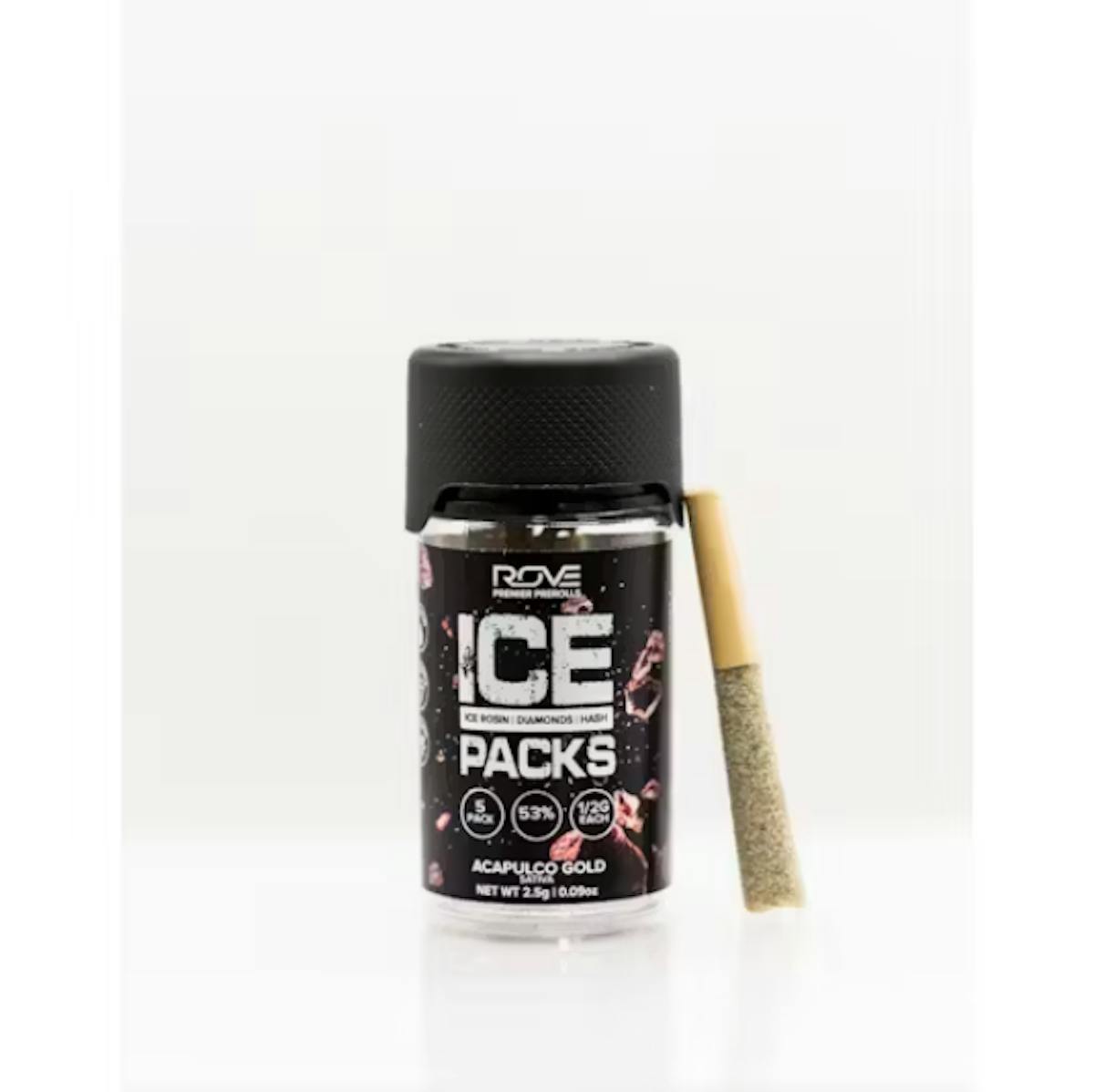 Image of Rove: Acapulco Gold – 0.5g Ice Pack Infused Prerolls 5pk