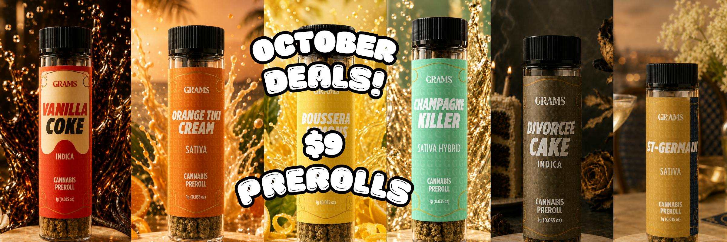 $9 Prerolls at Grams! 