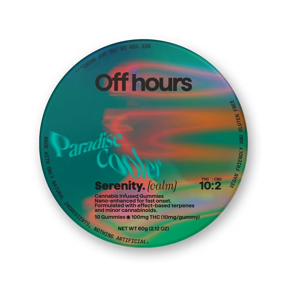 Product Off Hours - Paradise Cooler ( Calm ) - 100mg - Infused Gummies