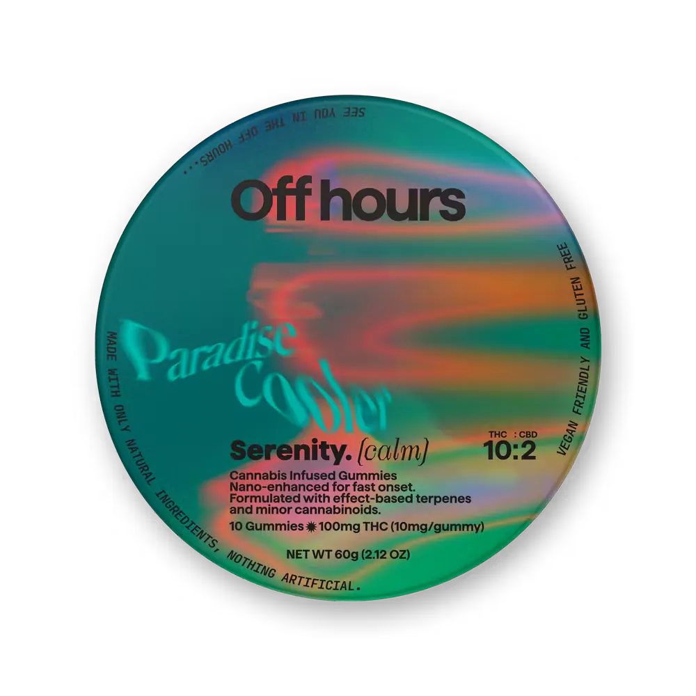Product Off Hours - Paradise Cooler ( Calm ) - 100mg - Infused Gummies