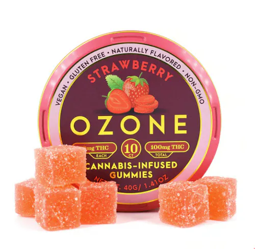 Ozone – Strawberry Soft Chews (10ct/10mg)-1
