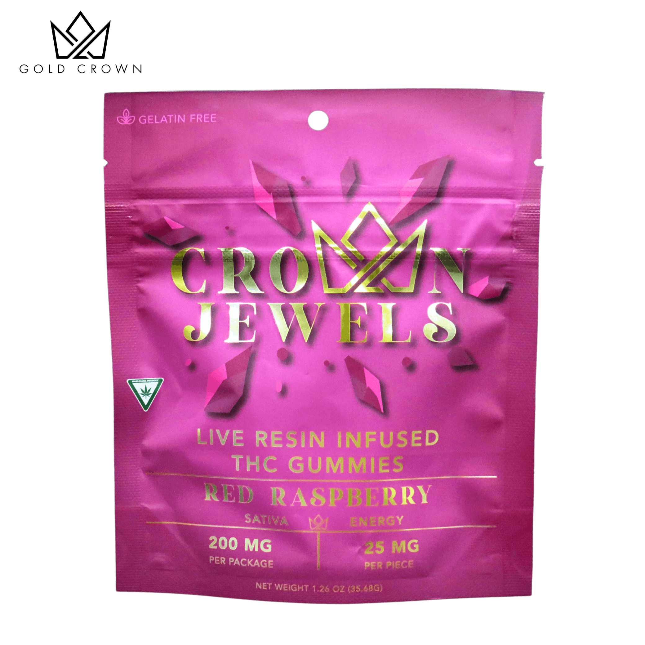 Crown Jewels 200mg - Red Raspberry | 25mg each