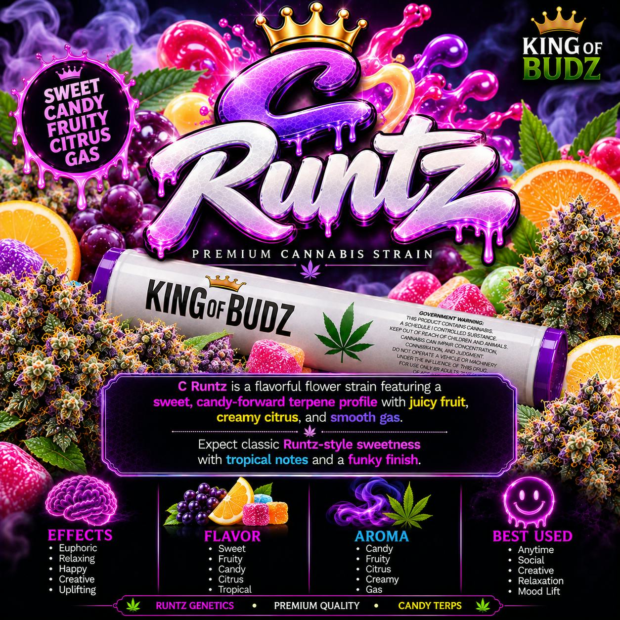 KOB - 1g Preroll - C Runtz