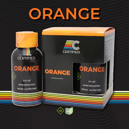 Certified Cultivators | Orange Drink | 4pack | 100mg-active