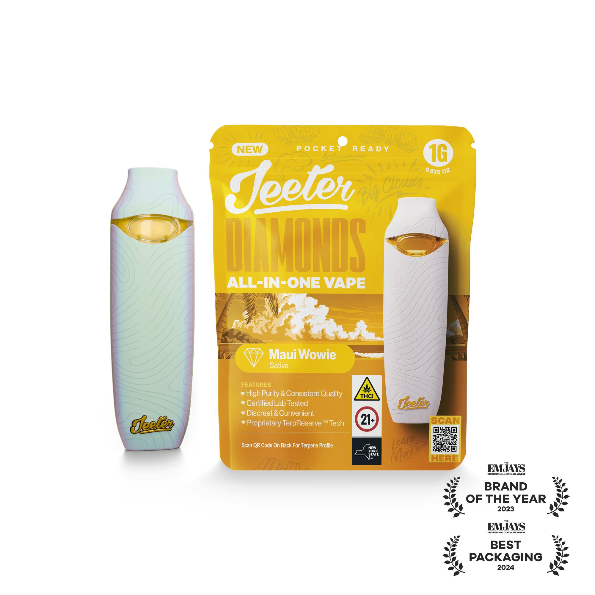 Jeeter | Maui Wowie | Liquid Diamonds AIO | 1g