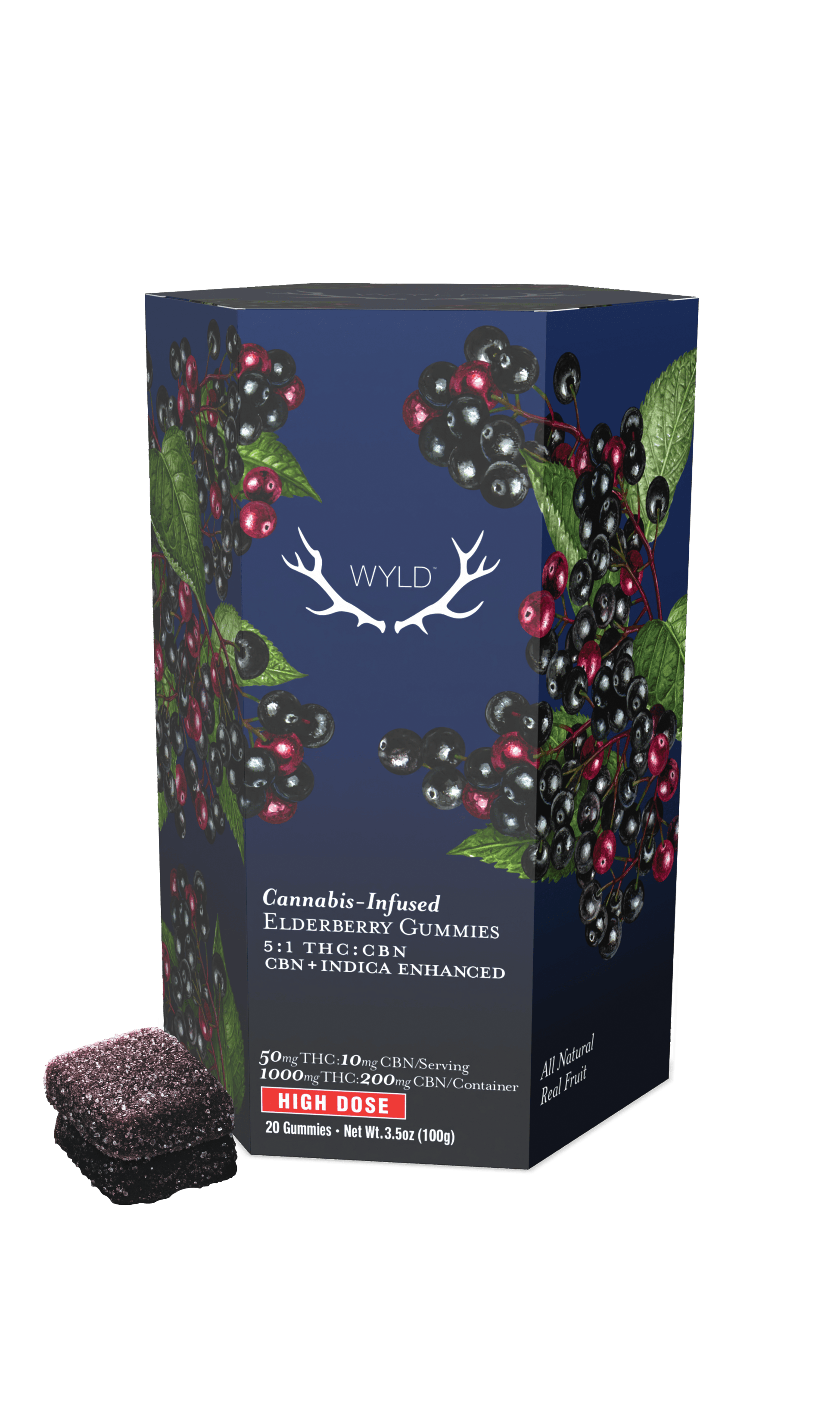 5:1 THC:CBN Elderberry - *Medical Only* (20x50mg) 1000mg | Nature