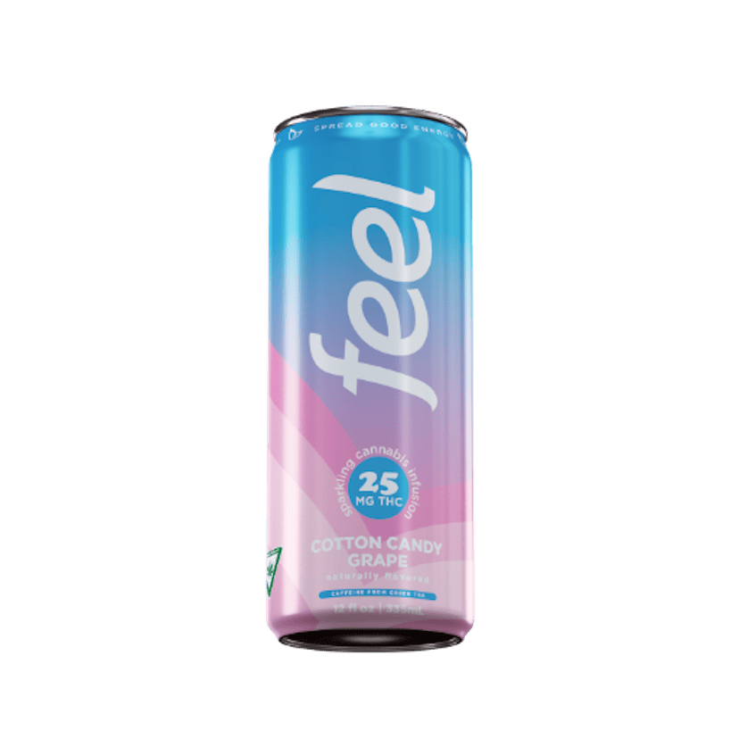 Feel Energy | 25mg Beverage | Cotton Candy Grape
