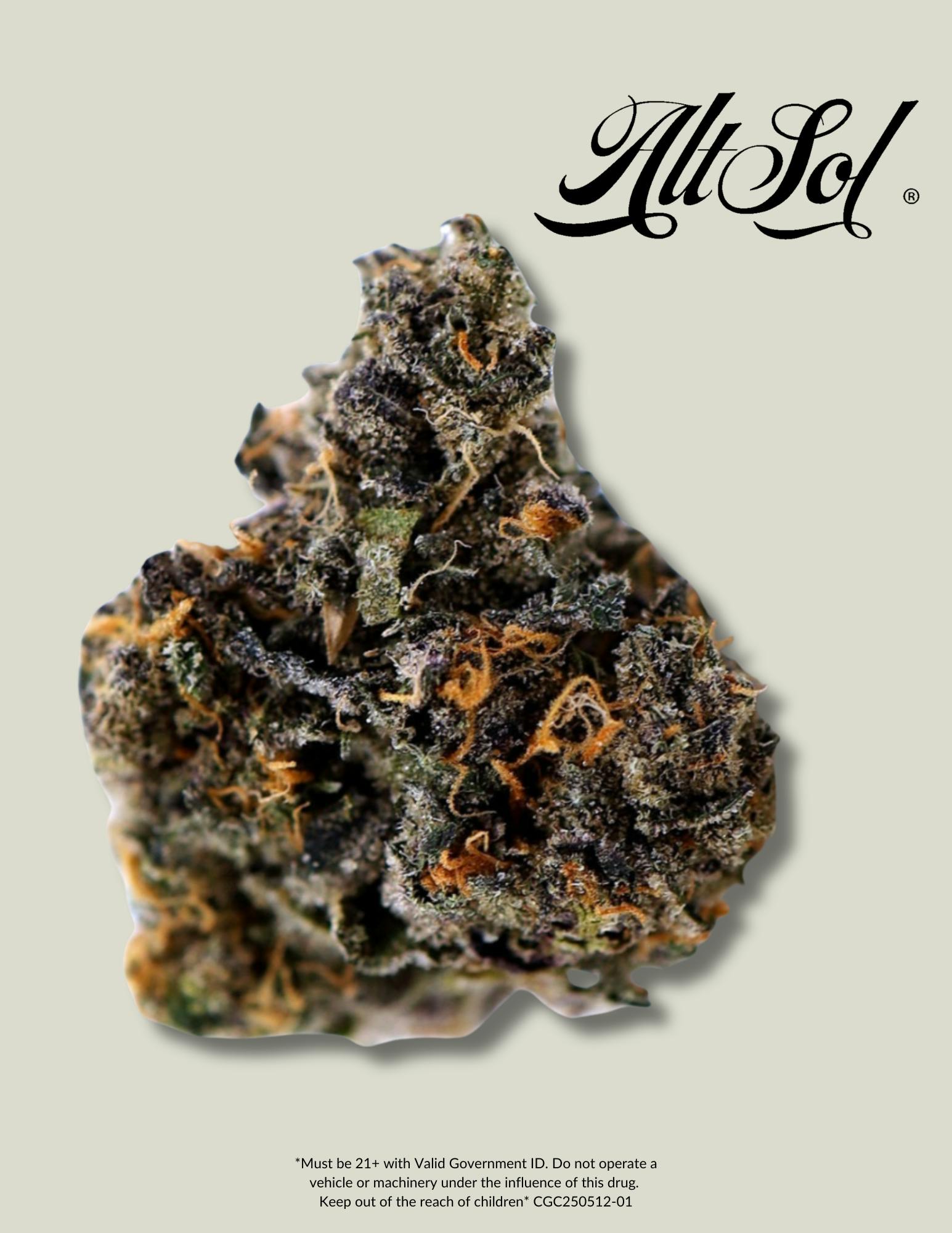 Buy 2 Alt Sol 3.5g flower for $65 - Country Grown Cannabis