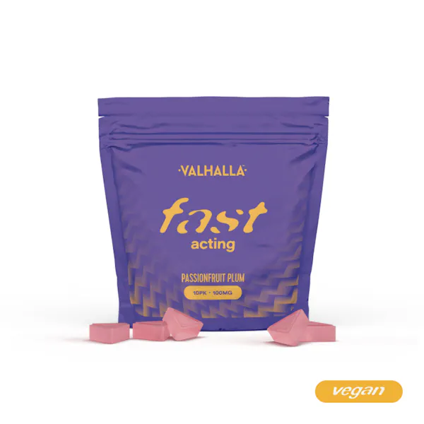Valhalla l Passionfruit Plum Fast Acting Soft Lozenge 10pk l 100mg
