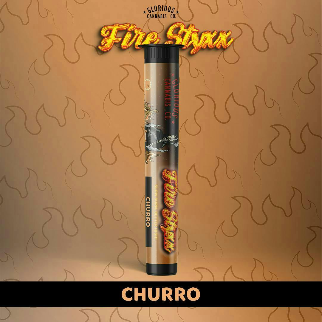 Product: Fire Styxx | Churro | Infused Pre Roll  | 1g