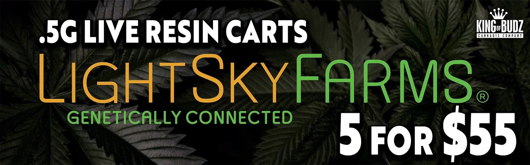 Light Sky Farms Live Resin Carts 5/$55