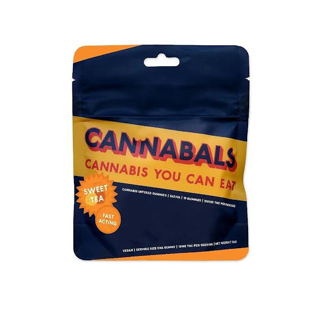 Cannabals Sweet Tea Lemonade - Distillate Gummy 100mg 10pk