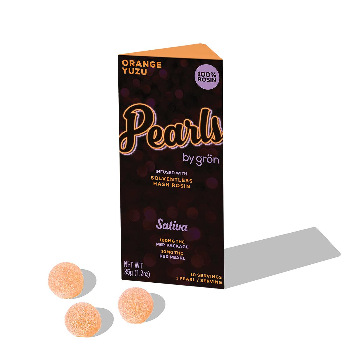 Orange Yuzu Pearls Rosin - Thc - Sativa