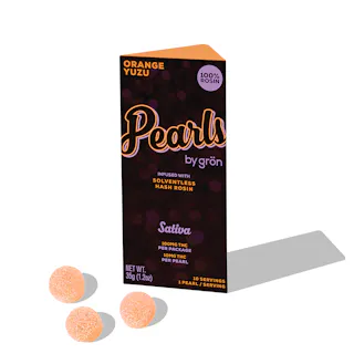 Orange Yuzu Pearls Rosin - THC - Sativa