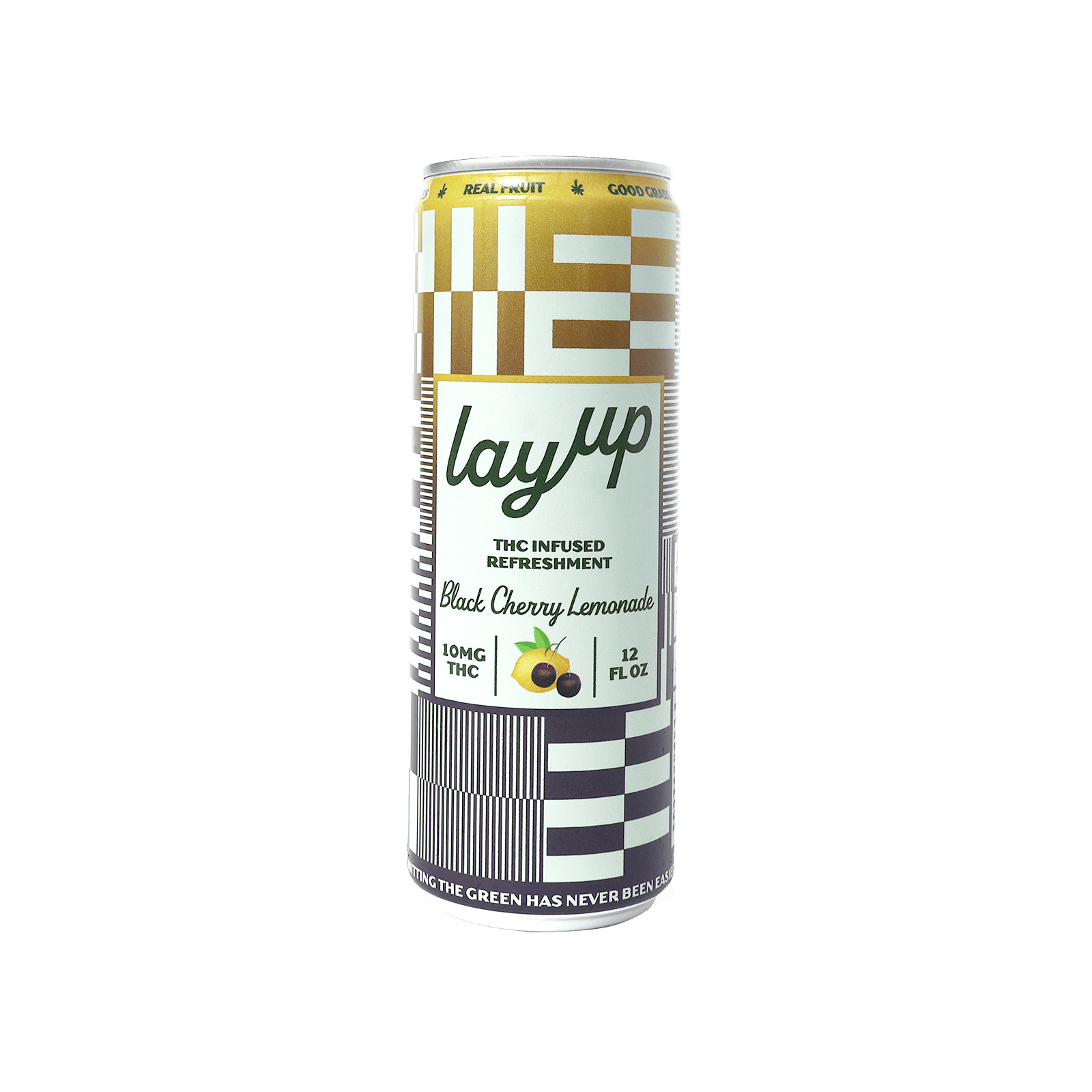 LayUp | Black Cherry Lemonade - Infused Beverage - 10mg THC 12oz