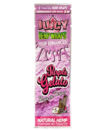 Product Juicy J's Terp Enhanced Wraps | Purple Gelato