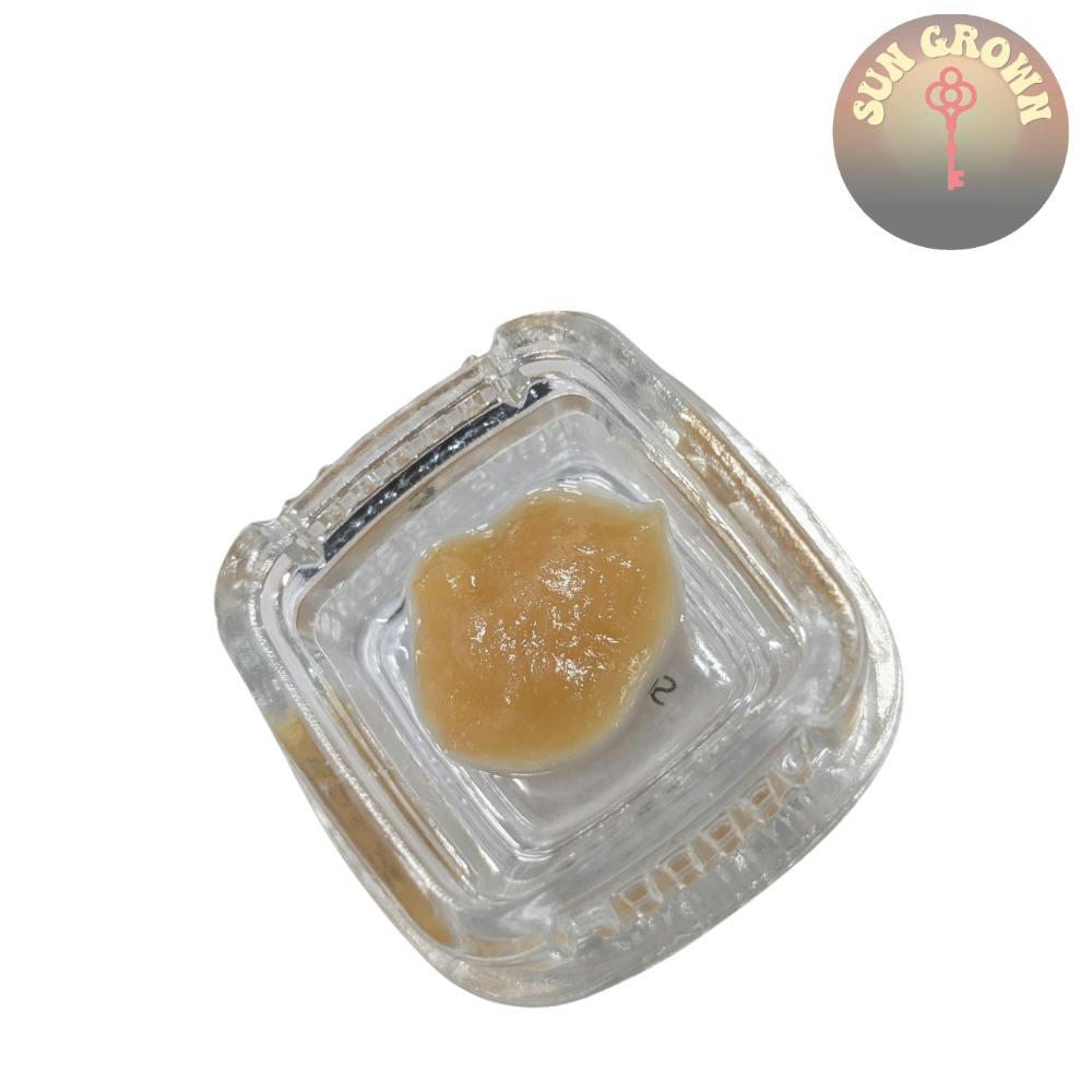 Live Hash Rosin Cold Cure 1g - Sun Grown White Wedding