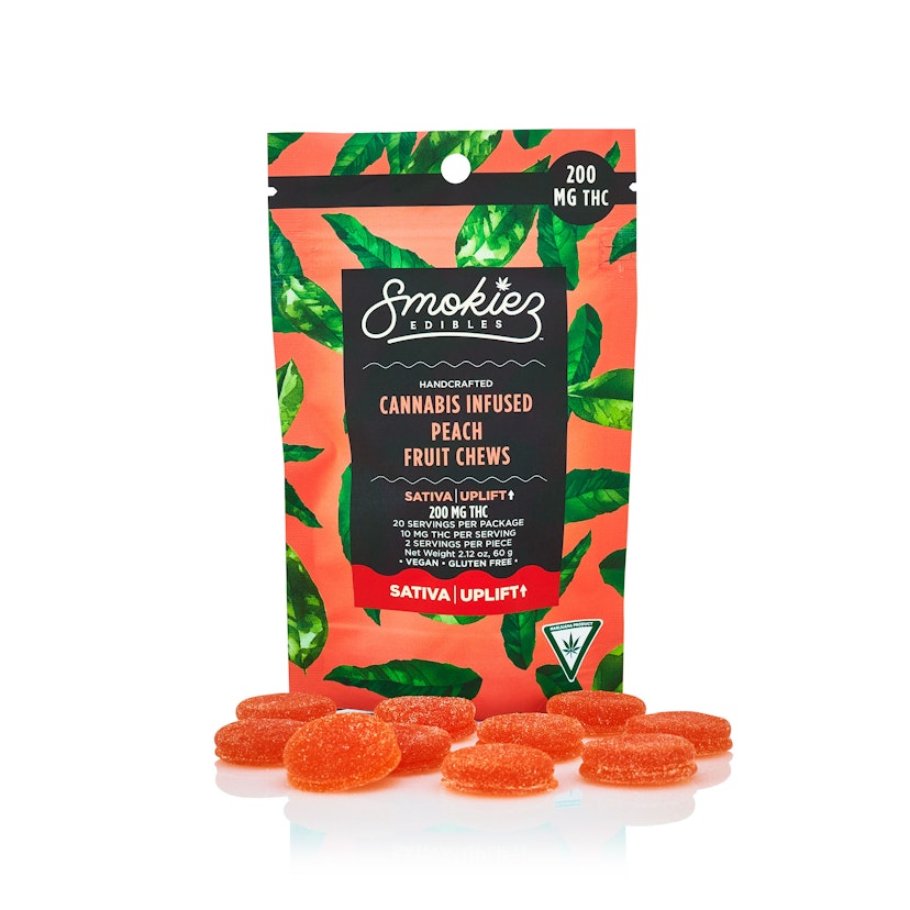 Peach Sativa 200mg THC Fruit Chews