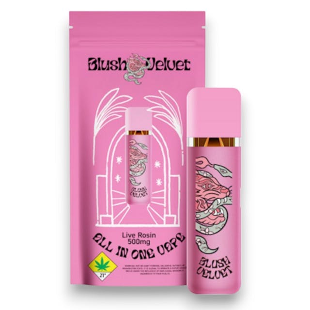 Blush Velvet Rosin Bar 0.5g - Strawberry Guava - DOH