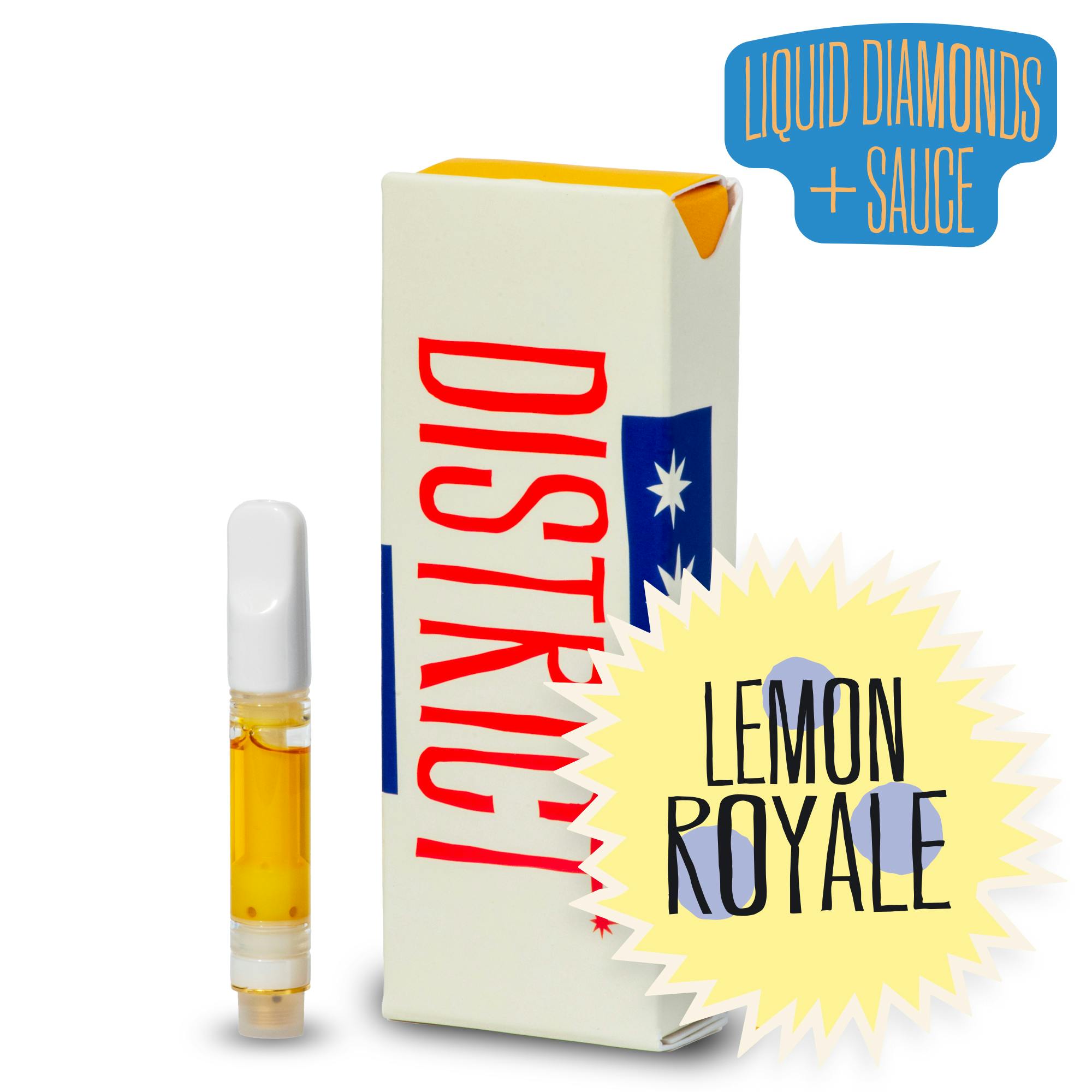 Shop District Cannabis Lemon Royale Liquid Diamonds and Sauce Vape  Cartridge in Hagerstown