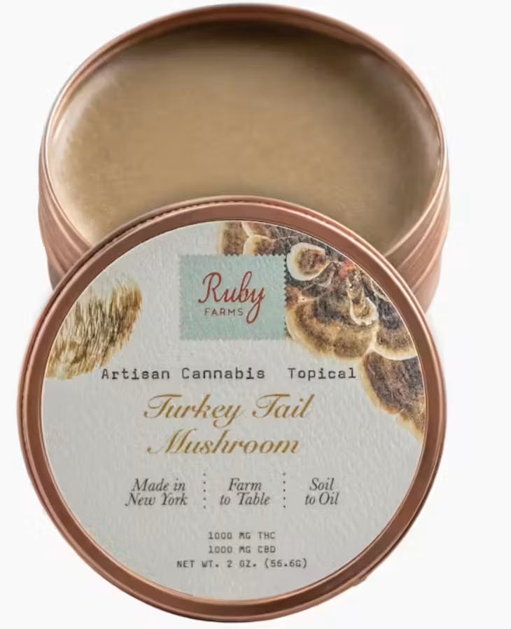 Ruby Farms | Turkey Tail Mushroom | 1:1 Topical