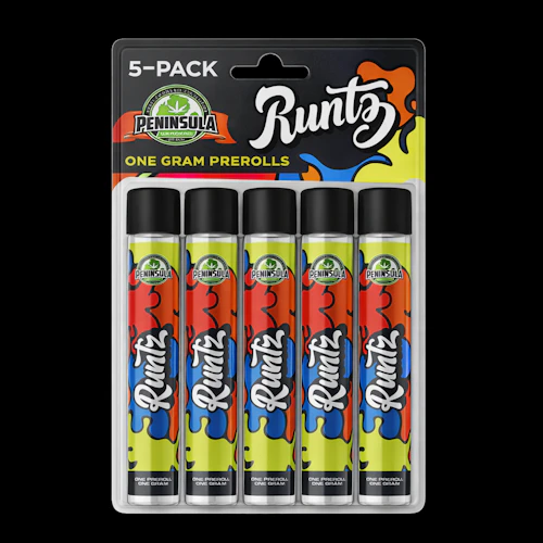 Peninsula - 5-Pack 1g Prerolls - Runtz