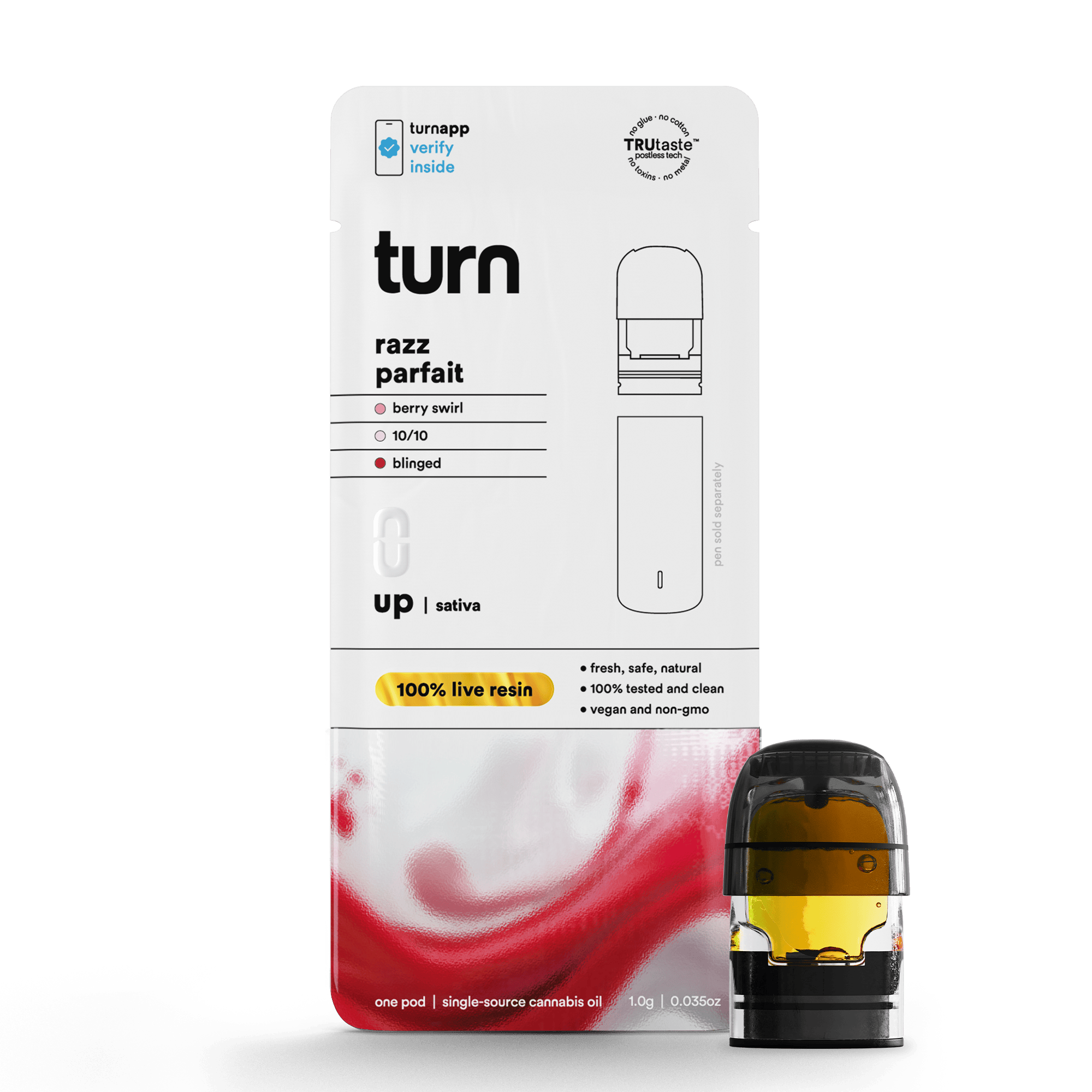 Turn | Live Resin | Razz Parfait | Pod