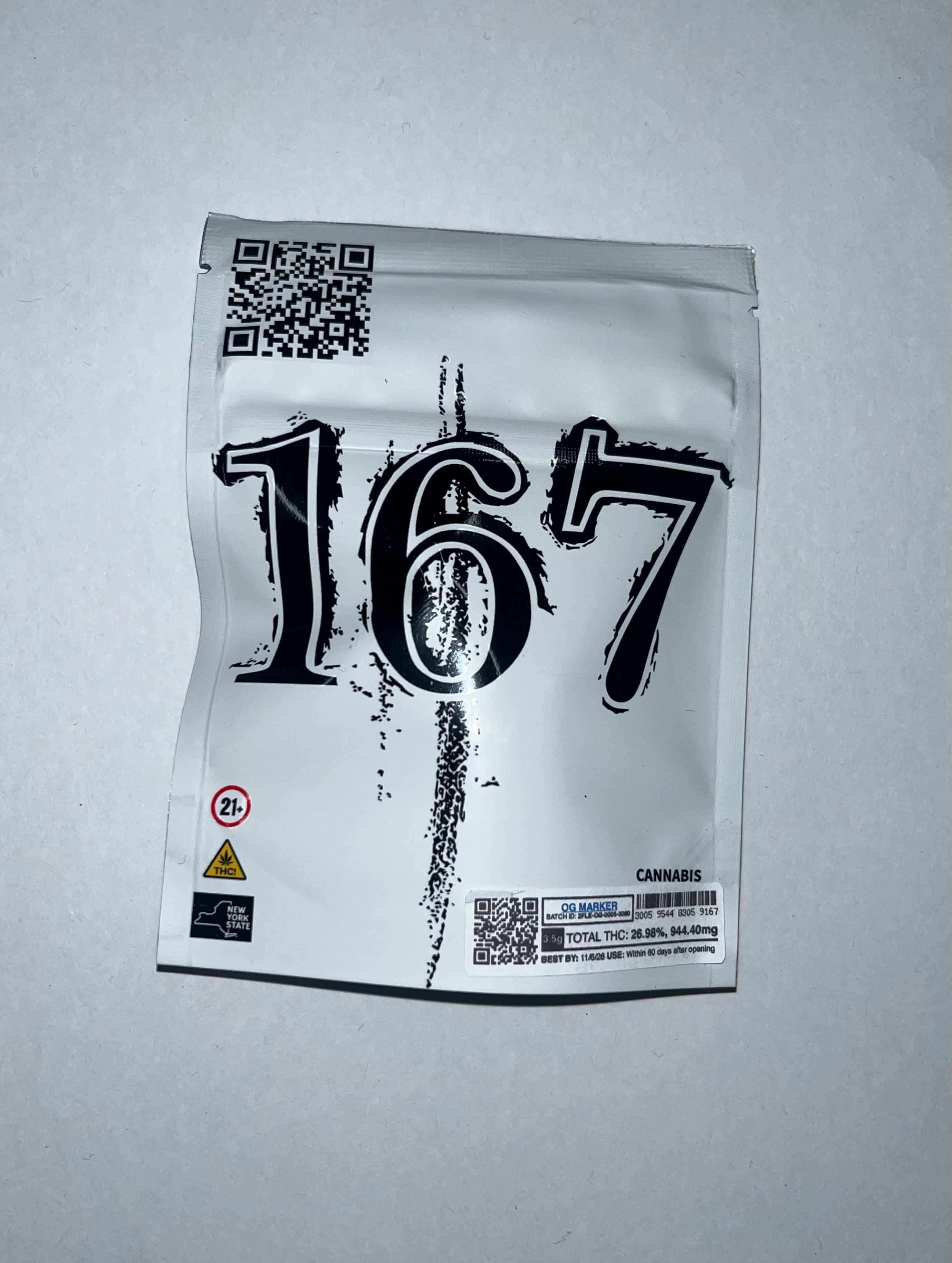 167 | OG Marker | Flower | 3.5g