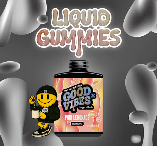 Pink Lemonade X High Potency Liquid Gummies Syrup | 1000mg-active