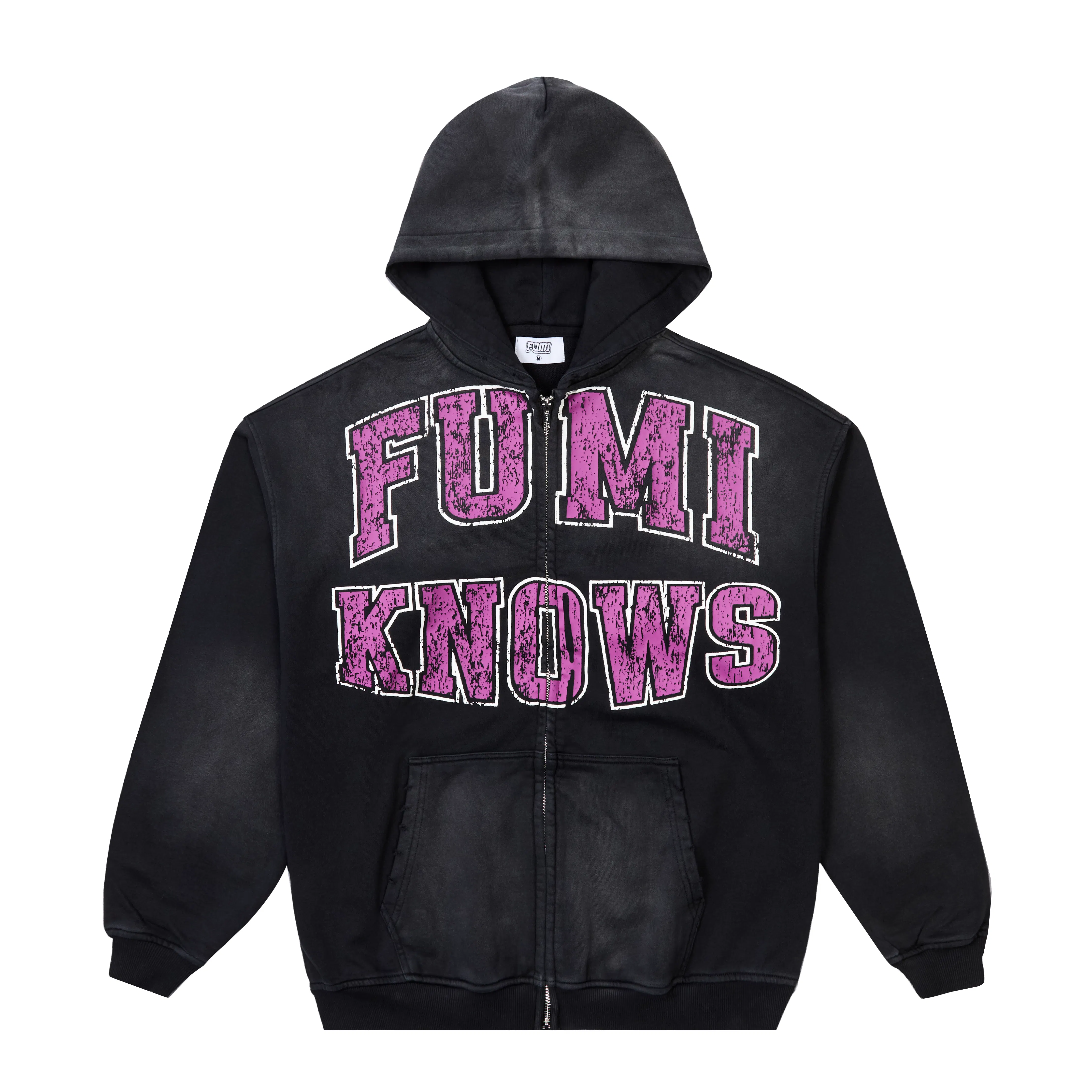 FUMIKNOWS Sweat Zip UP Grey | M at FUMI Dispensary