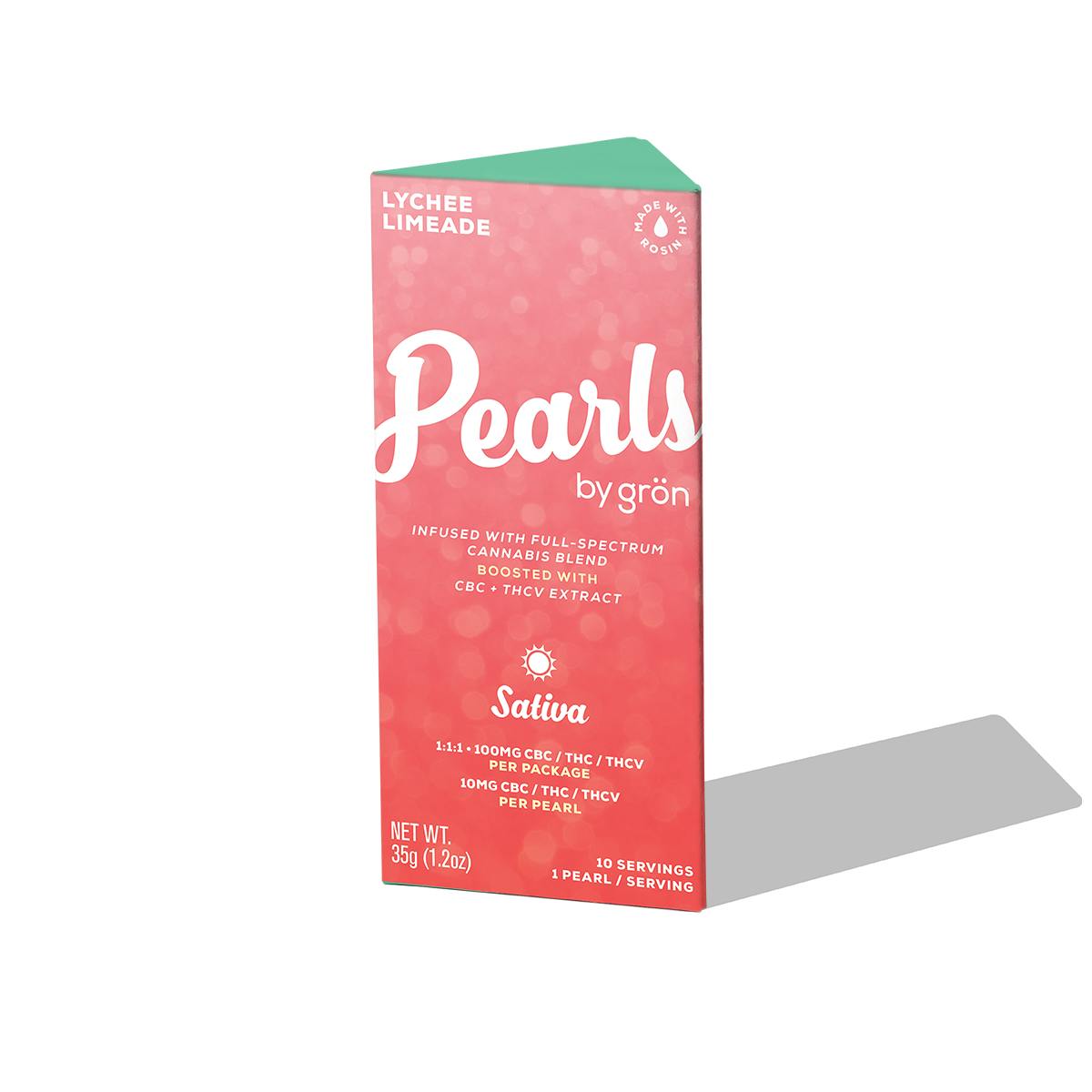 Grön 1:1:1 Lychee Limeade Pearls - THC/THCV/CBC - Sativa - Stoops