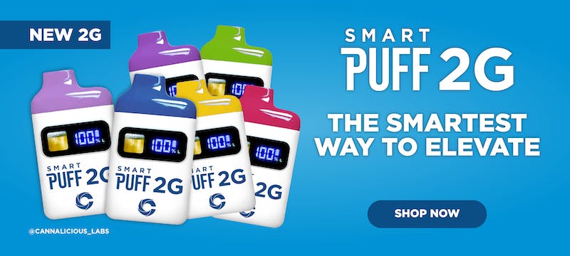 New 2G Cannalicious Smartpuff available at The Fire Station
