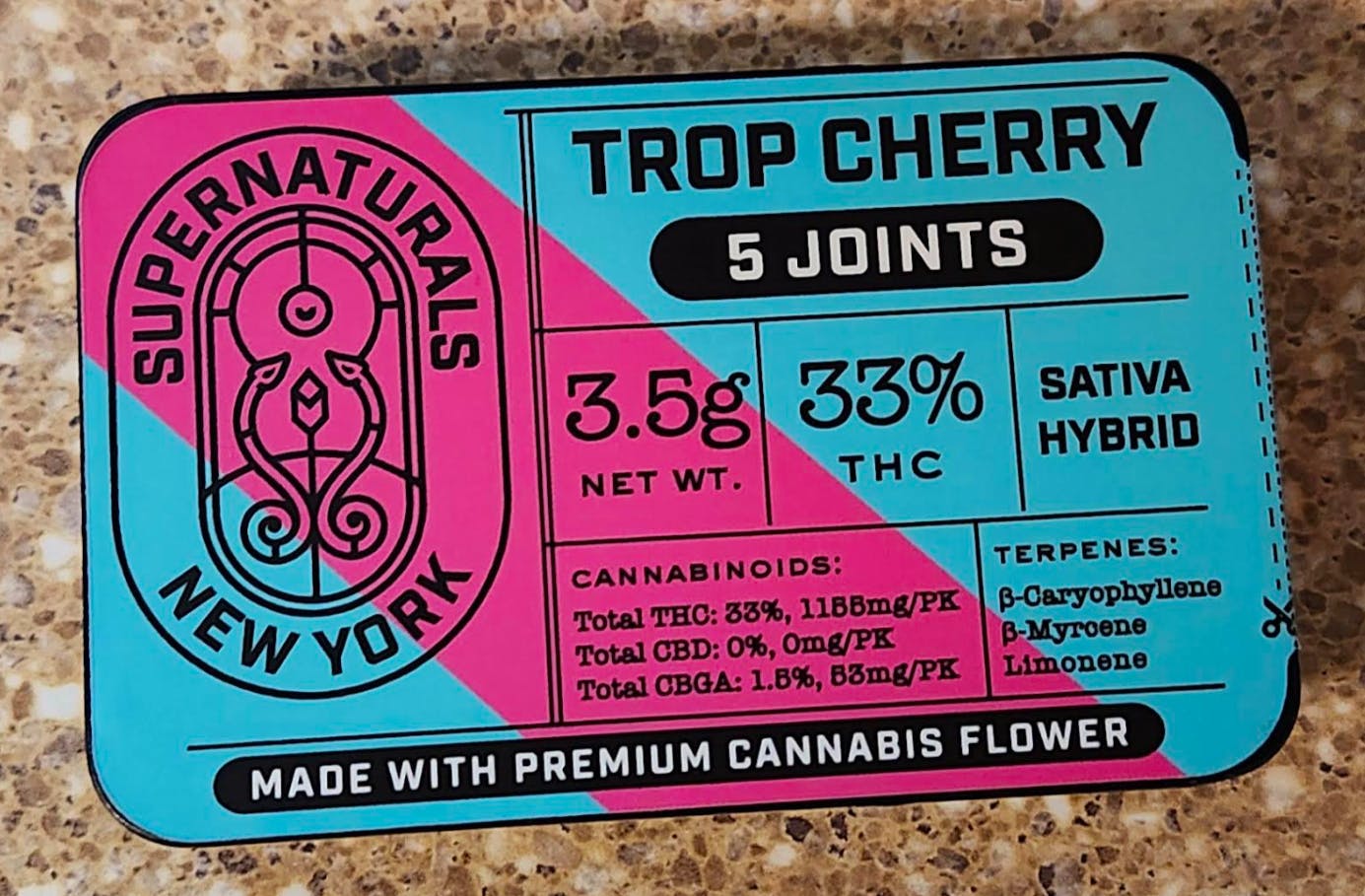 Trop Cherry | Pre Roll 5 Pack | Sativa Hybrid | Super Naturals