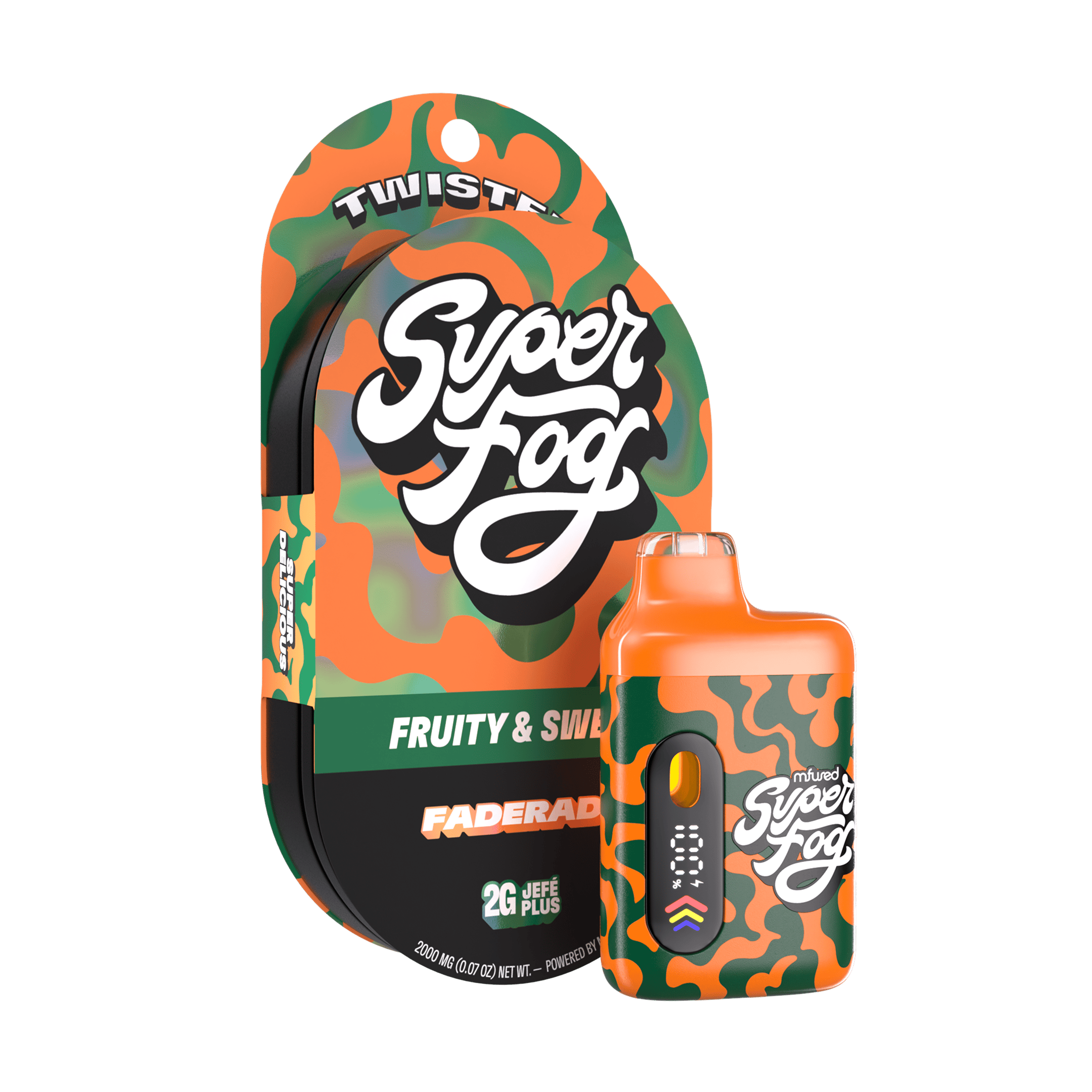 Mfused SuperFog Twisted 2g Diamonds Disposable - Faderade