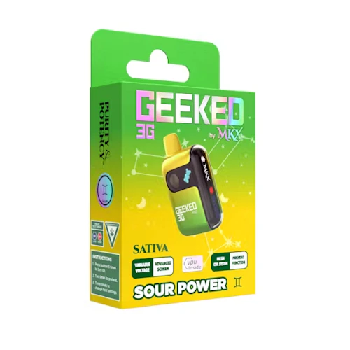 MKX - 3g Geeked Disposable - Sour Power (S)