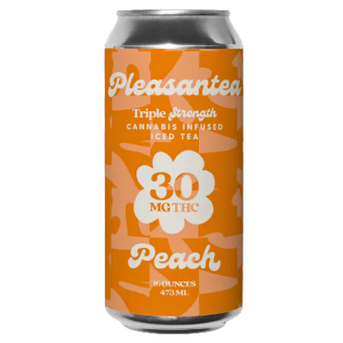 Pleasantea Peach Infused Beverage 30mg THC at The Fire Station