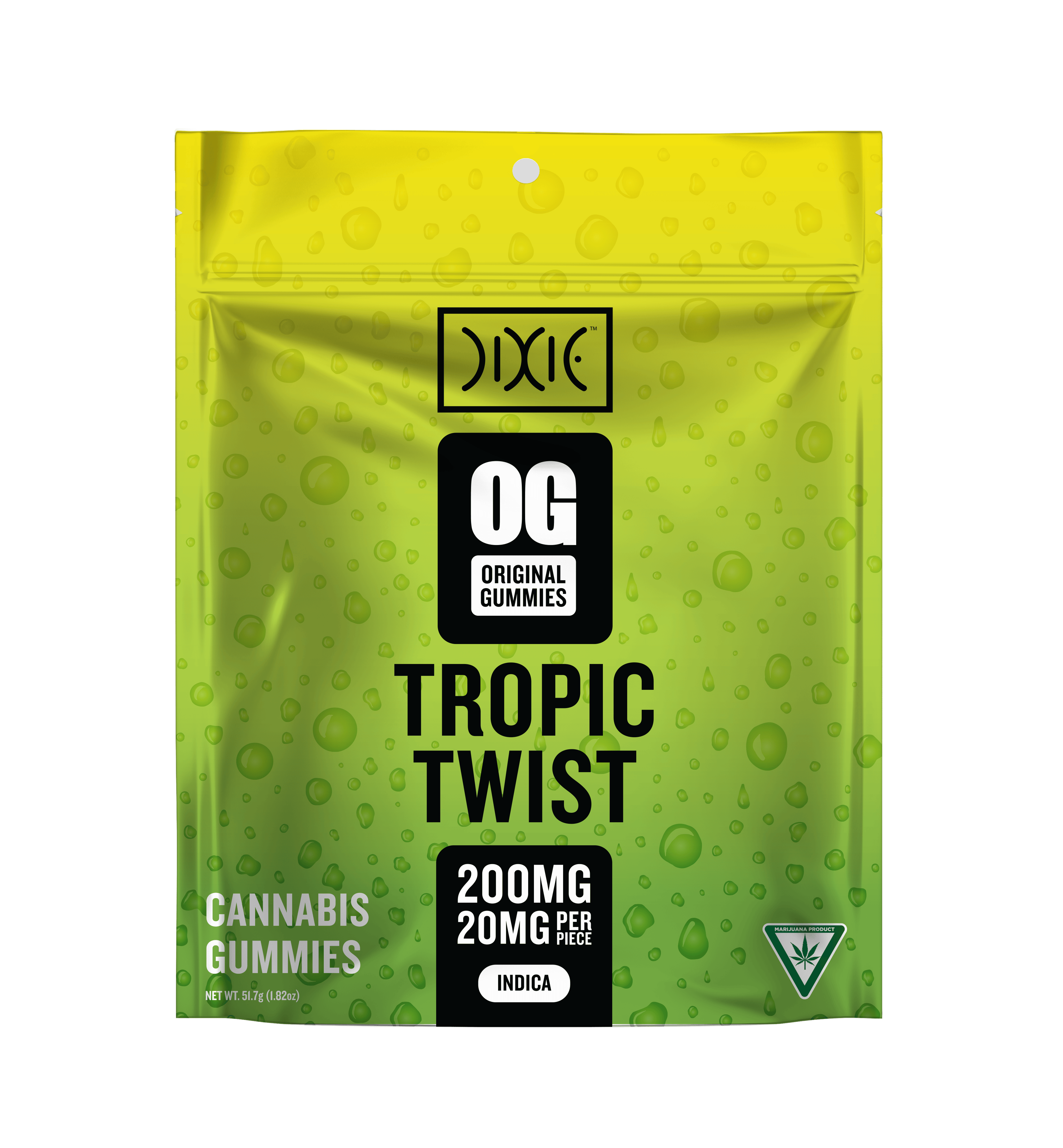 Buy Dixie - 200mg Gummies - Tropic Twist (I) Edibles Cannabis