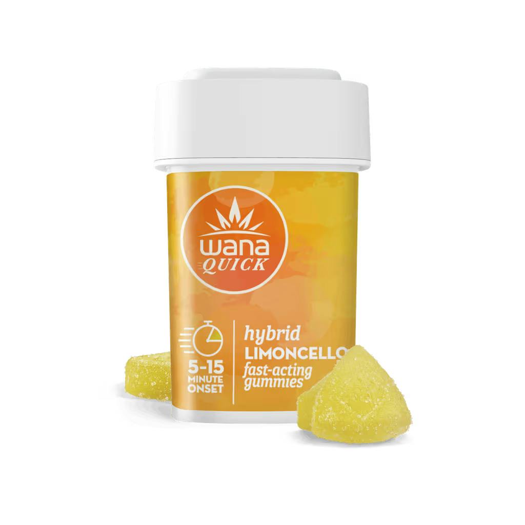 Wana Quick Limoncello 10pk 100mg Gummies