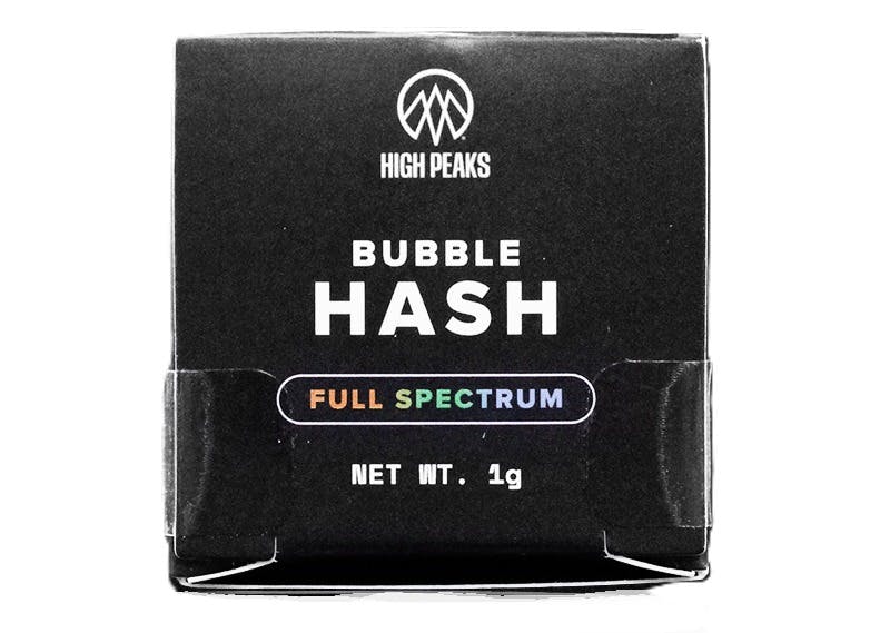 Photo of High Peaks | Full Spectrum Bubble Hash Concentrate 1g