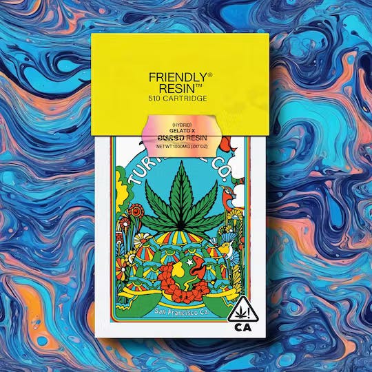 Friendly Brand x Turtle Pie Gelato X Cured Resin Cart Cookies Hayward