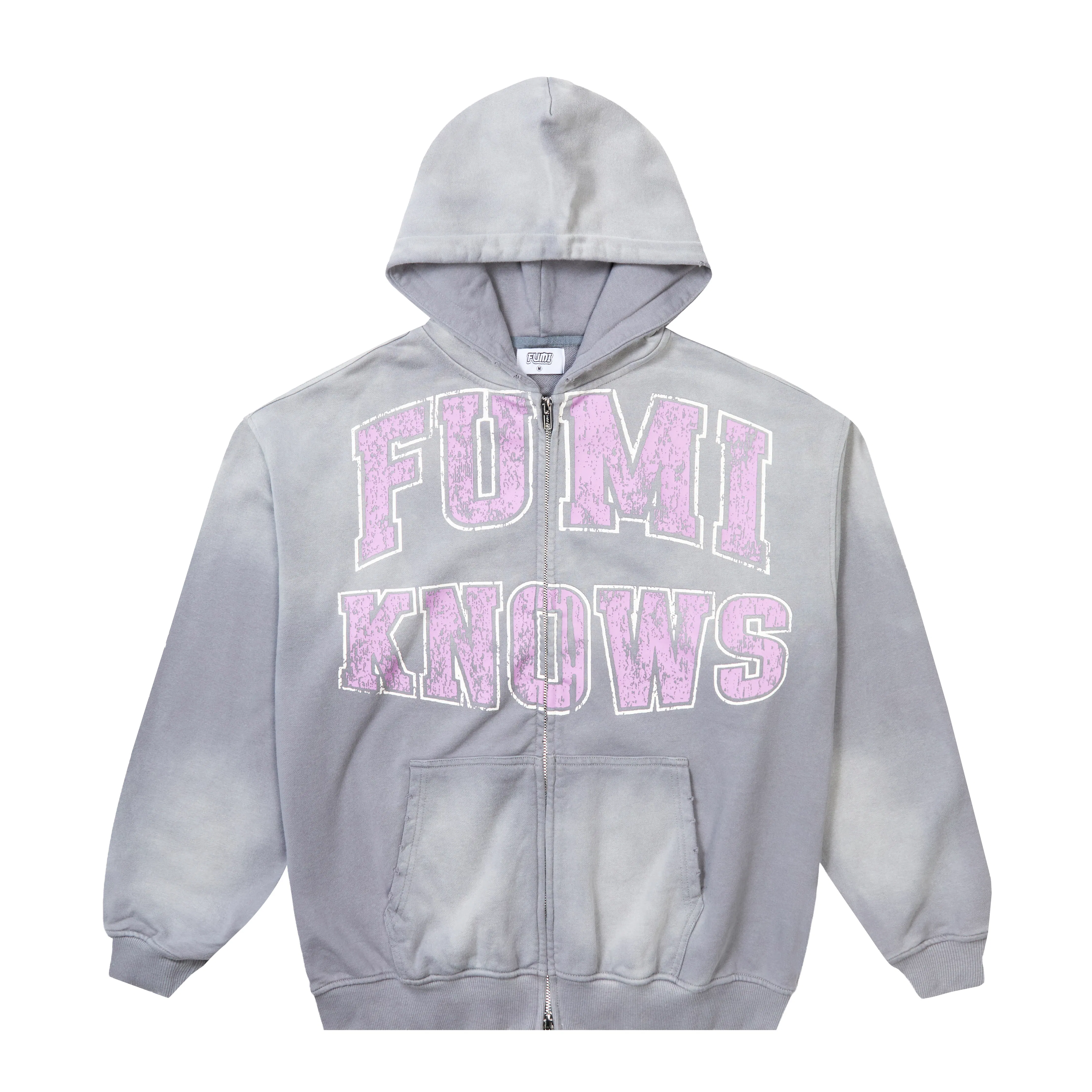 WHIZ LIMITED×min-namo I'm lumpin'itスウェット FUMIKNOWS Sweat Zip UP Grey | M at FUMI Dispensary