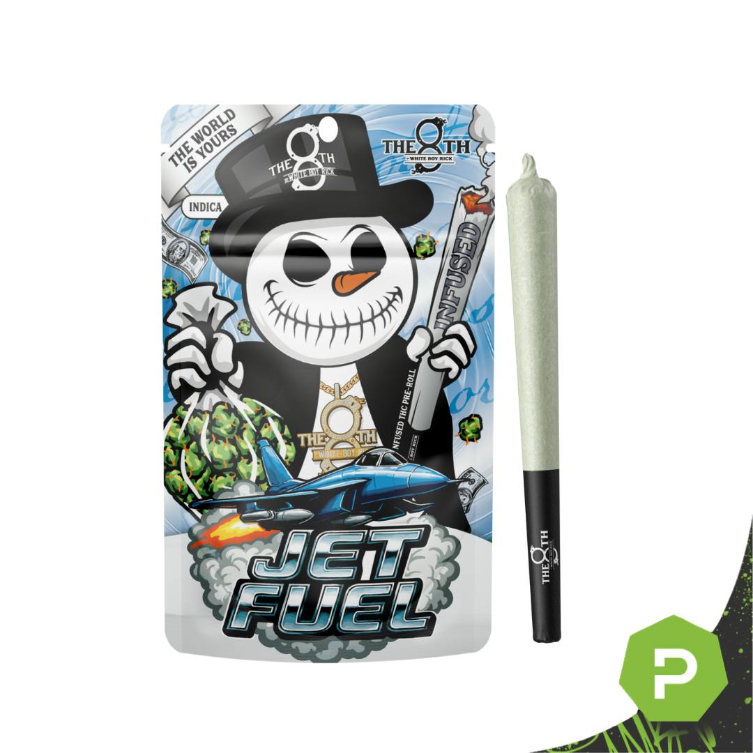 The 8th White Boy Rick | 1.2g Infused Pre-Roll | Jet Fuel - Puff