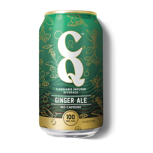 CQ | Ginger Ale Cannabis Infused Soda | 100mg
