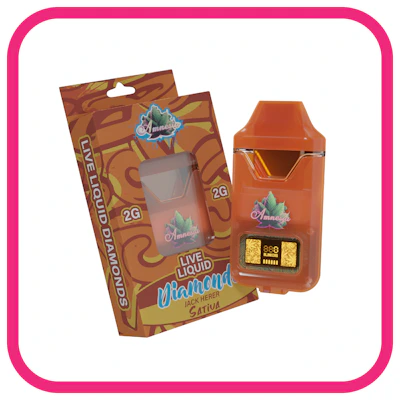 Amnesia - 2g Liquid Diamond Disposable - Jack Herer - DISPOSABLES by Amnesia at King of Budz