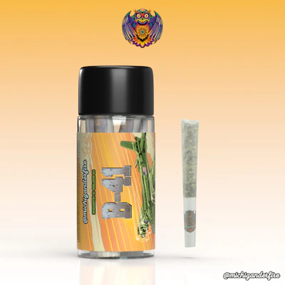 Michigander Fire - 5-Pack .5g Prerolls - B x 41 - PRE_ROLLS by Michigander Fire at King of Budz