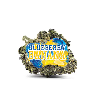 Blueberry Banana - Micro Popcorn, as Cookies's menu shows it