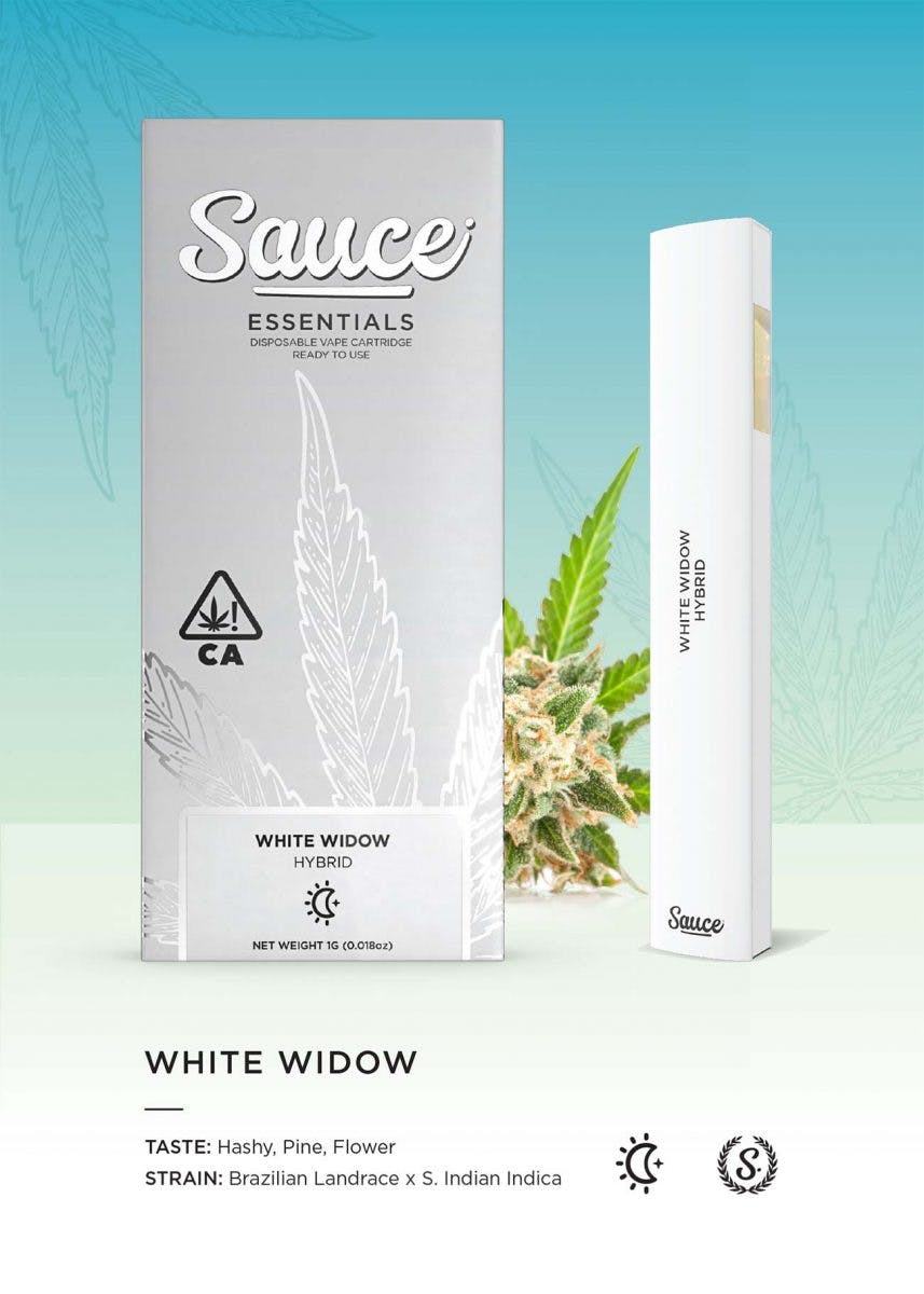 Sauce: White Widow 1G Disposable Vape | Green Acres - Inkster