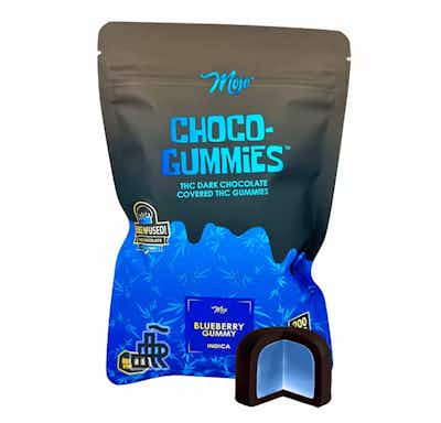 Product: Mojo | Blueberry Dark Chocolate Choco-Gummies | 200mg